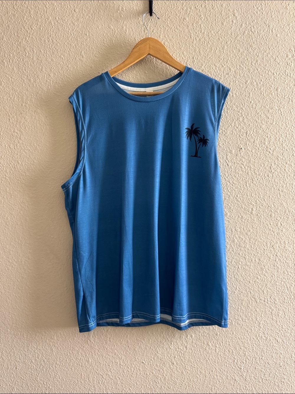 Men’s Blue Tank Top, Size XL